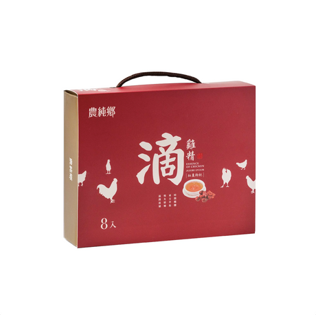 Nong Chun Xiang Jujube x Goji Berries Essence of Chicken 農純鄉 紅棗枸杞滴雞精禮盒 (常溫,8入/盒)