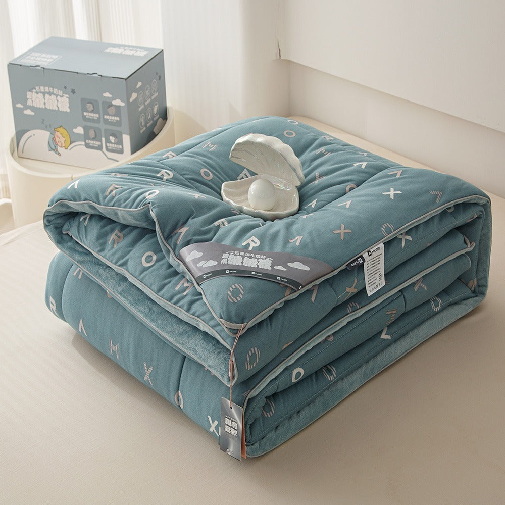 MAXRO Graphene Milk Silk CloudSoft Blanket