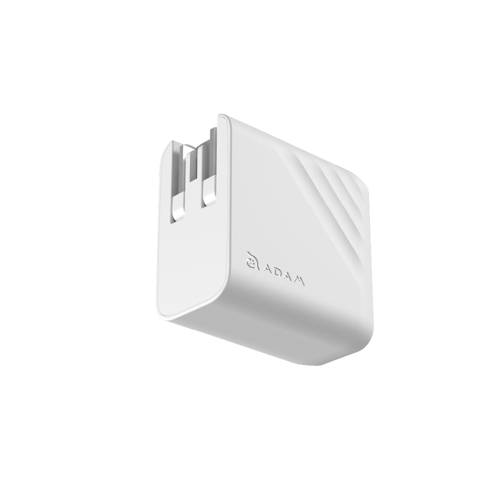 ADAM Elements - P67 GaN 67W 3-Port Wall Charger with Universal Travel Adaptor