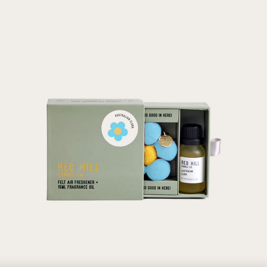 Red Hill Felt Air Freshers Flowers