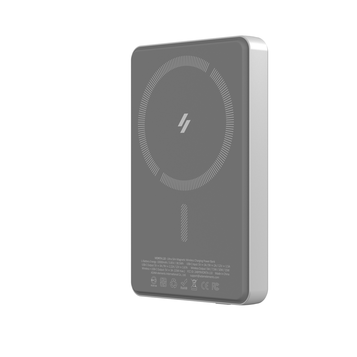 ADAM Elements - VIONTA  L5/L10 Ultra Slim Magnetic Wireless Charging Power Bank