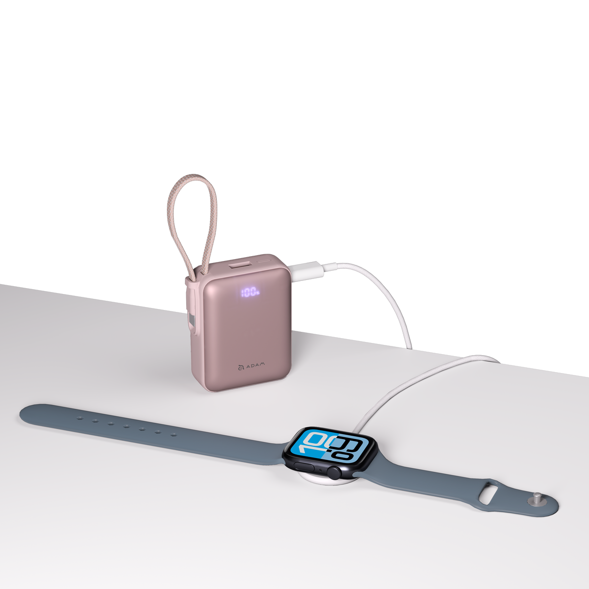 ADAM elements - VIONTA Q Portable Power Bank with Built-In Cable (Mid/Late Apr Preorder)