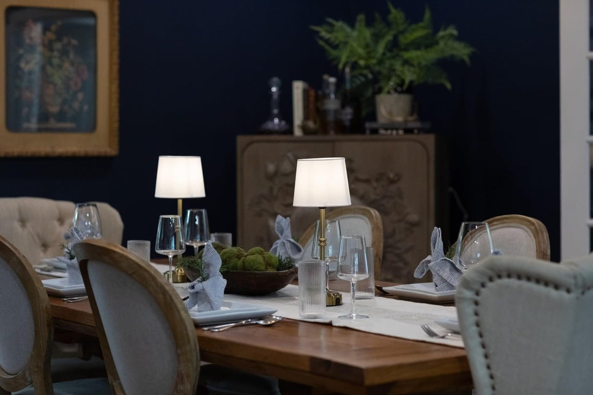 Alit - LUNA Wirelss LED Fabric Shade Table Lamp (Early Jan)