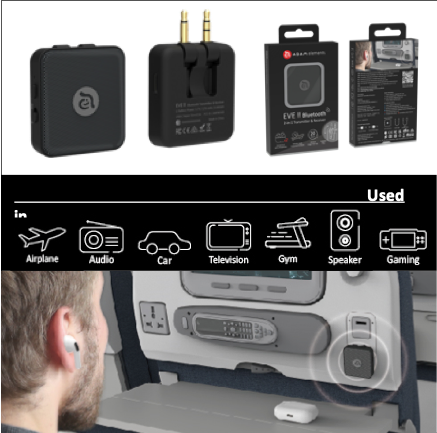 ADAM elements - EVE II Bluetooth Transmitter & Receiver