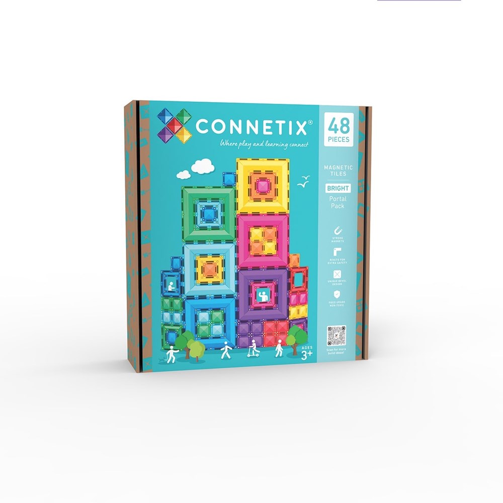 Connetix 48 pc Bright Portal Pack
