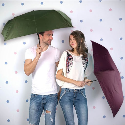 A.BROLLY Portobello Travel Folding Umbrella - Light (Manual)