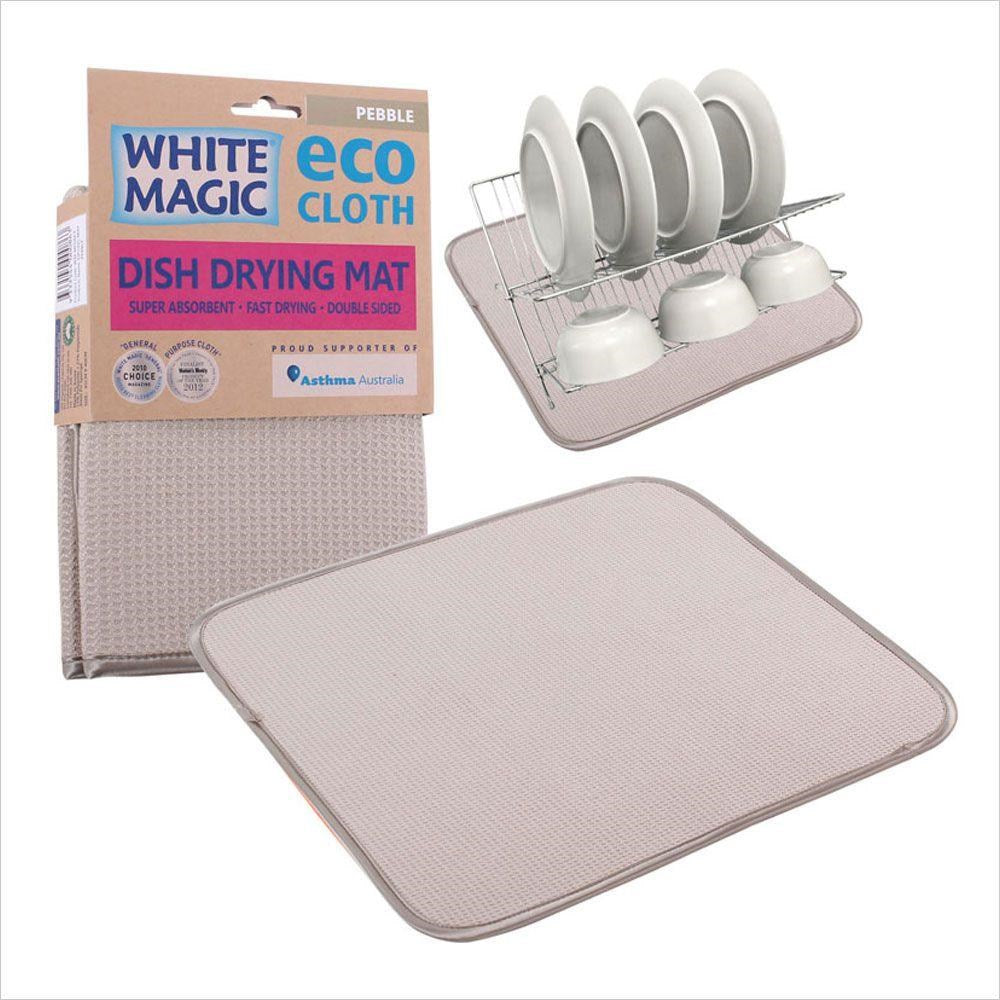 White Magic Dish Drying Mat