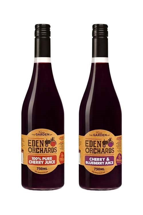 Eden Orchards Cherry Blueberry Mix Juice 750ml Bundle