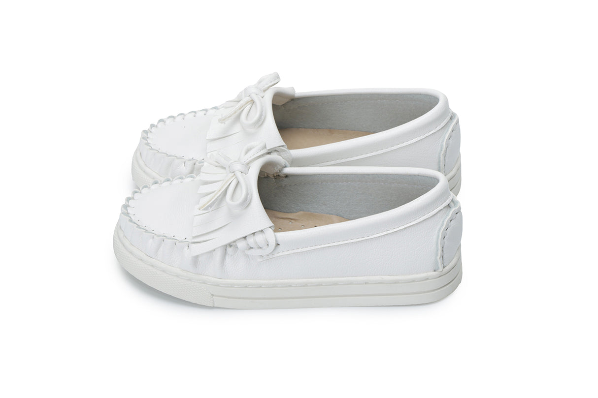 FuFa - Kids Leather Tassel Loafer 皮革感流蘇厚底兒童懶人鞋