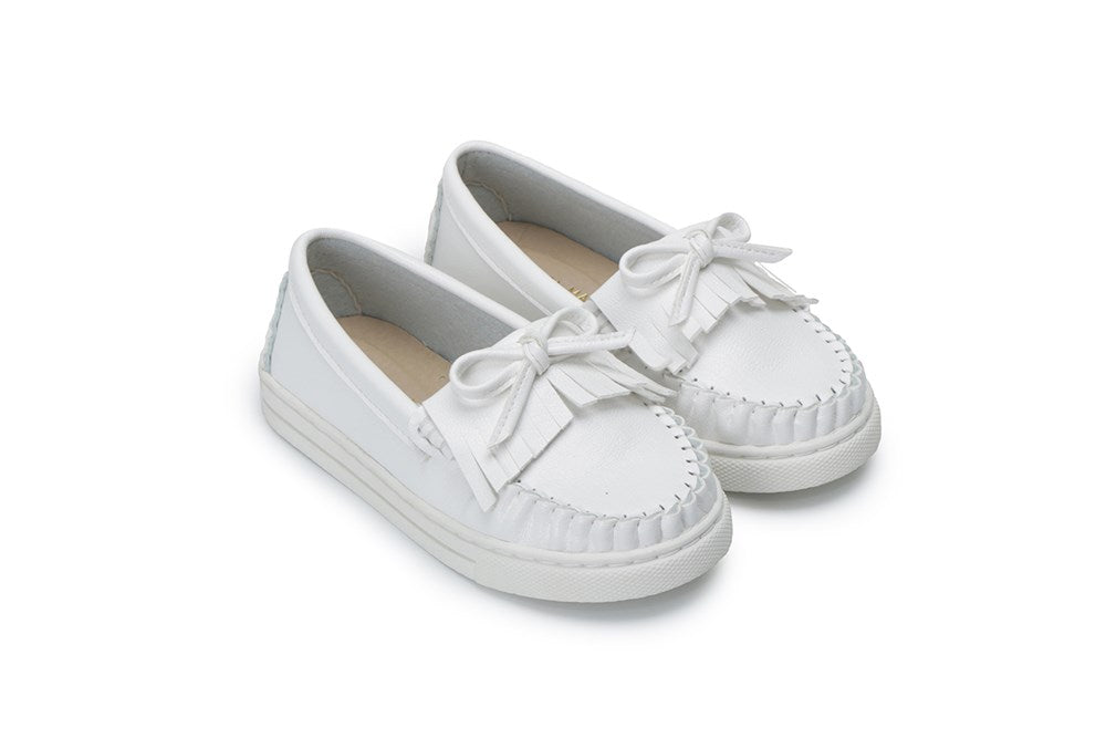 FuFa - Kids Leather Tassel Loafer 皮革感流蘇厚底兒童懶人鞋