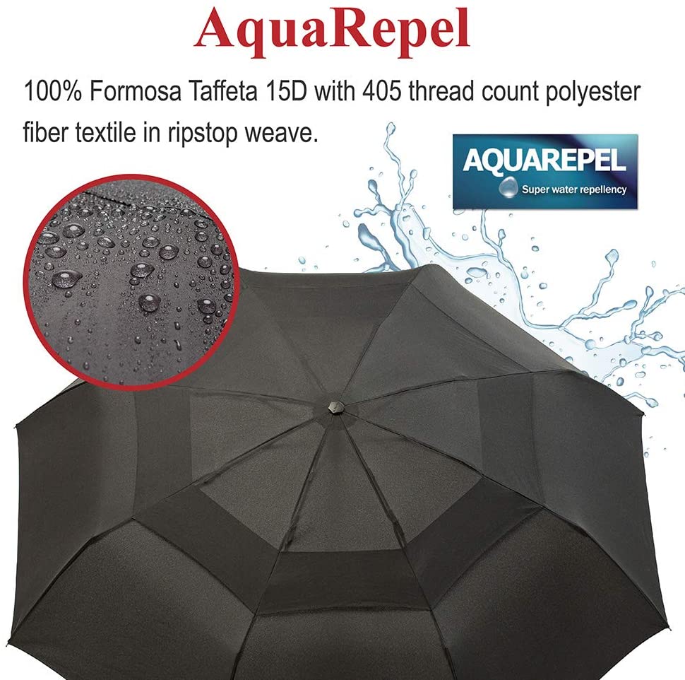 A.BROLLY Portobello Large Travel Folding Umbrella - Original Auto