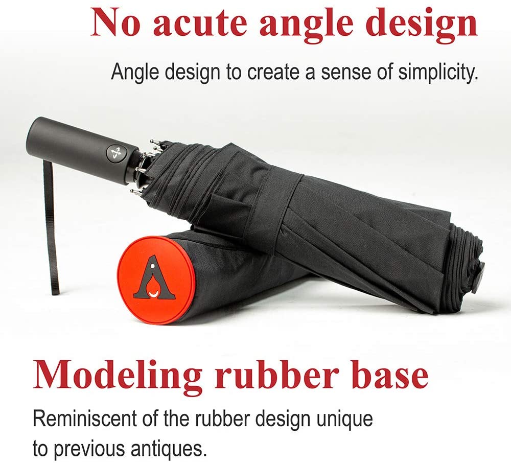 A.BROLLY Portobello Large Travel Folding Umbrella - Original Auto