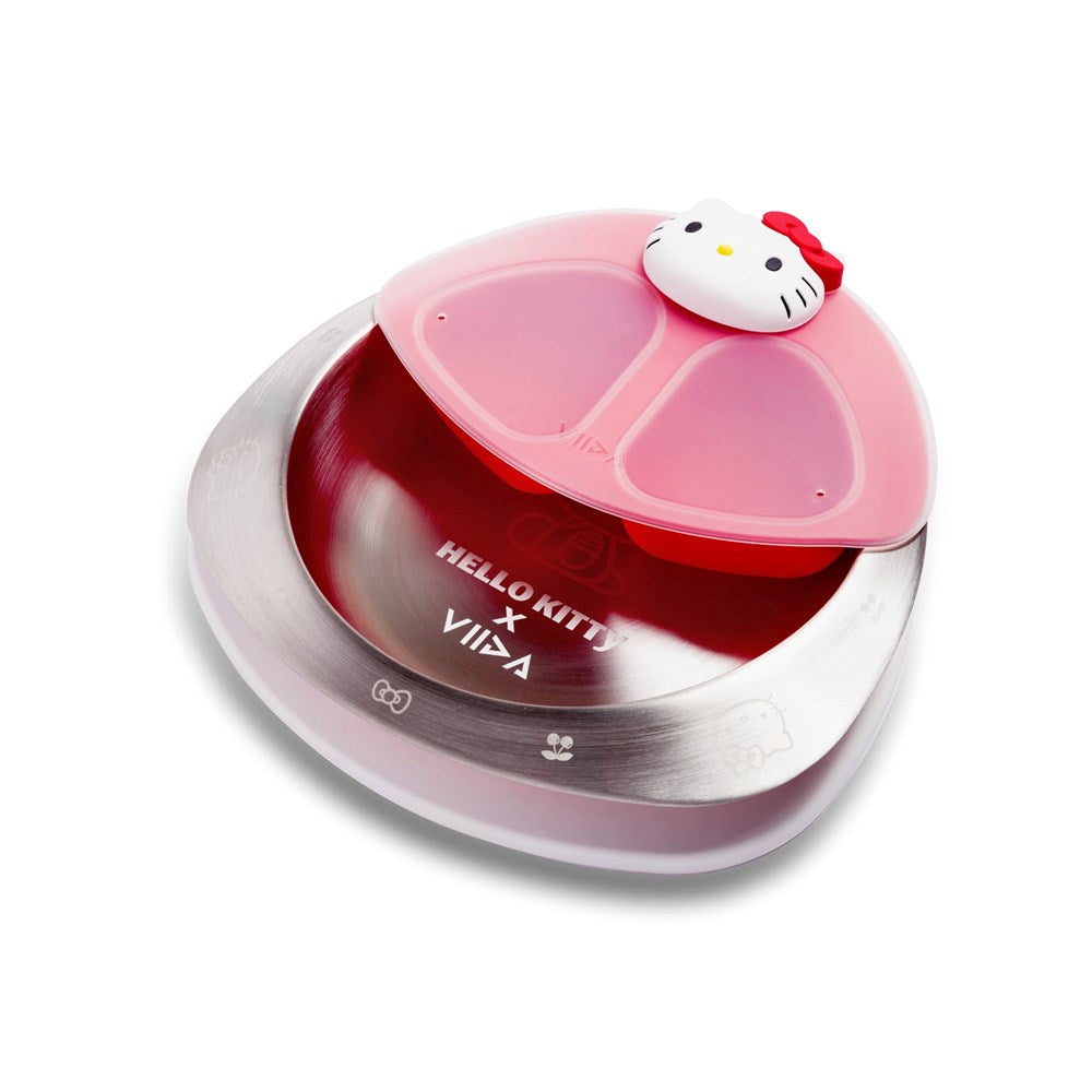 VIIDA - Souffle Stainless Steel Plate Hello Kitty Limited Ed.
