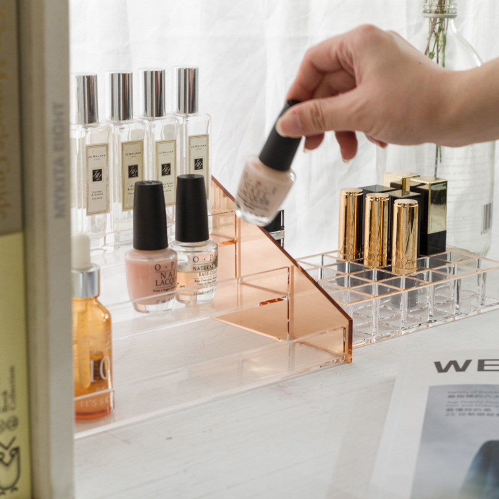 Moosy Life Moonlight Rose Gold Perfume Organizer Tray