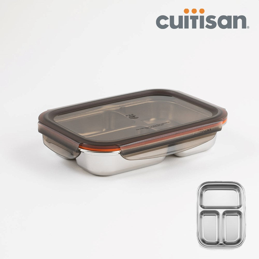 Cuitisan 3 Partition Rectangle 900ml No.4-1