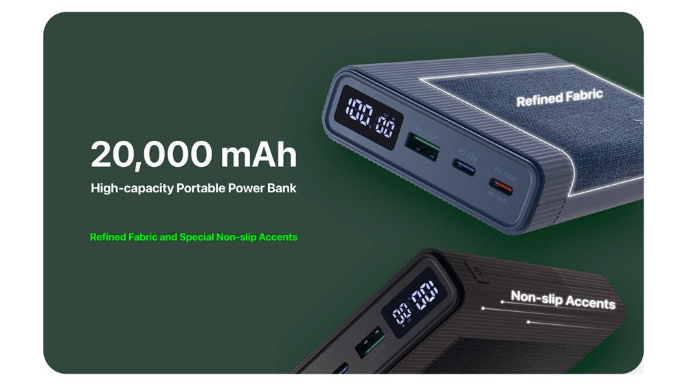 ADAM elements GRAVITY Pro 100W Power Bank for Laptop