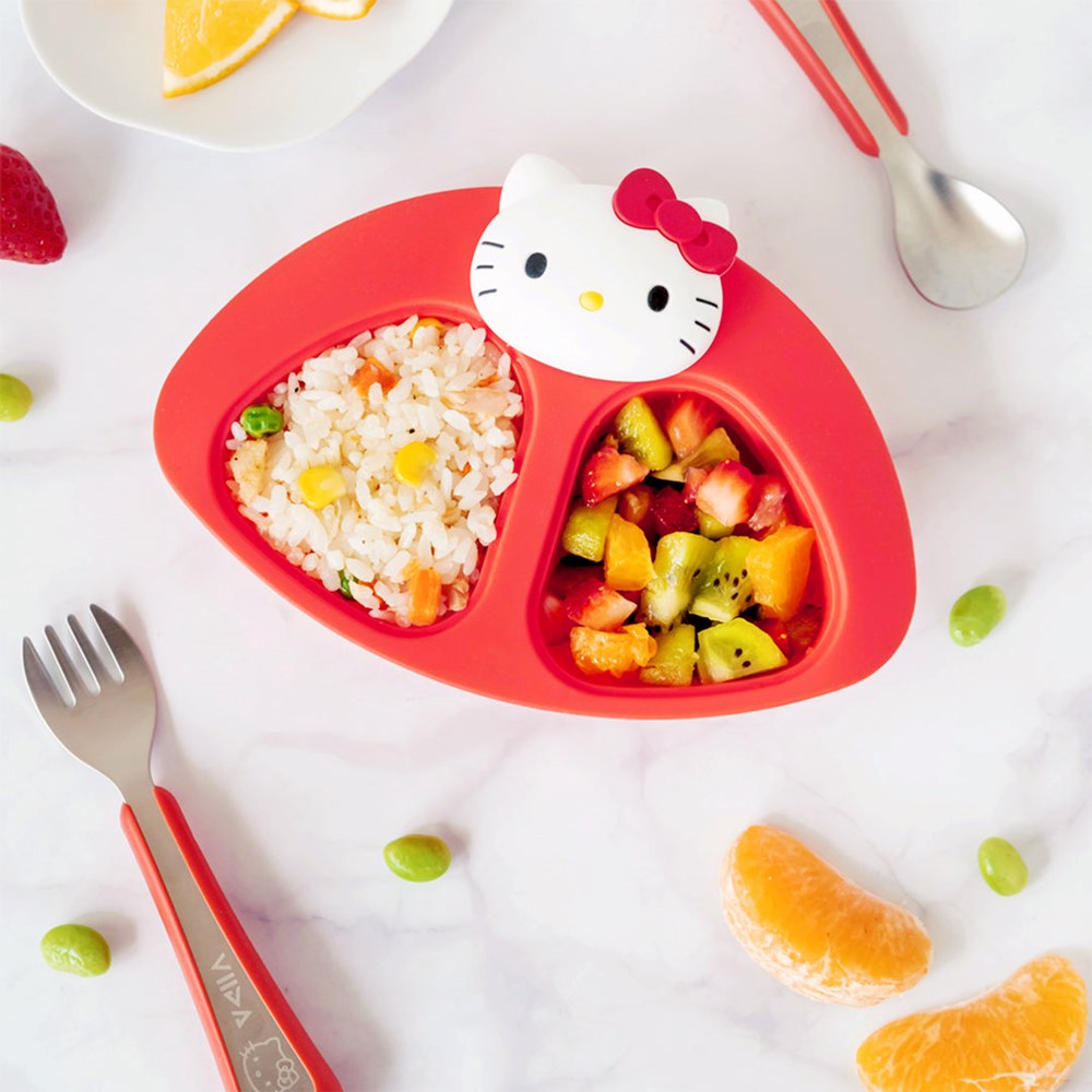 VIIDA - Souffle Stainless Steel Plate Hello Kitty Limited Ed.