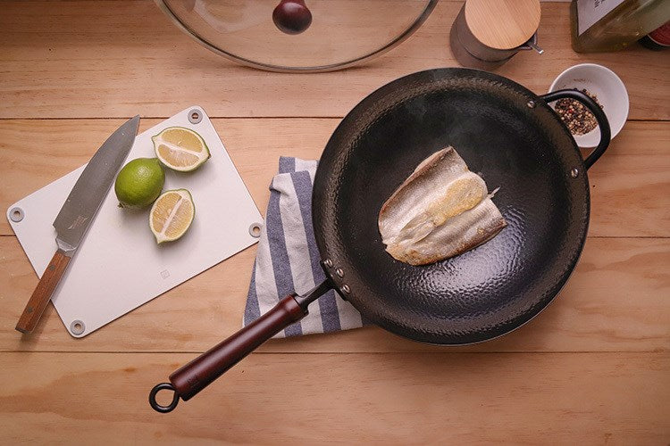 Jia - Companion Carbon Steel Wok 32cm with Lid & FREE Stainless Turner (Limited Time ONLY)