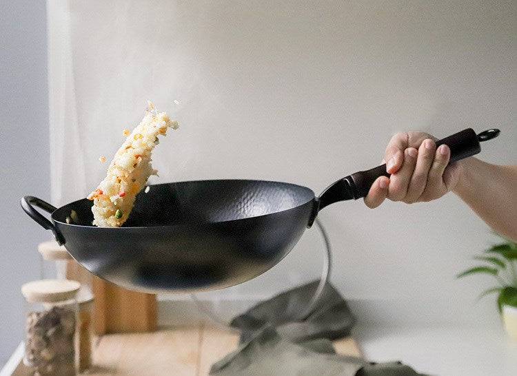 Jia - Companion Carbon Steel Wok 32cm with Lid & FREE Stainless Turner (Limited Time ONLY)