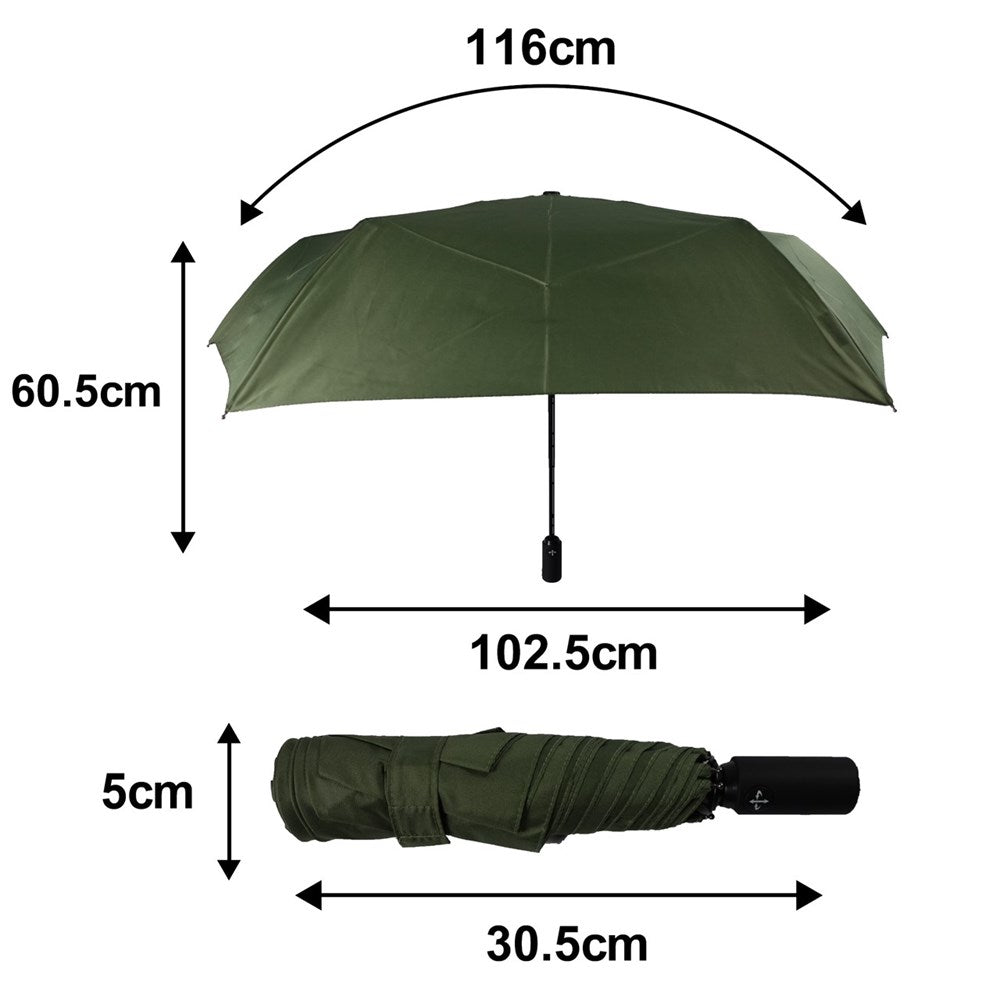 A.BROLLY Portobello Travel Folding Umbrella - Mid (Auto)