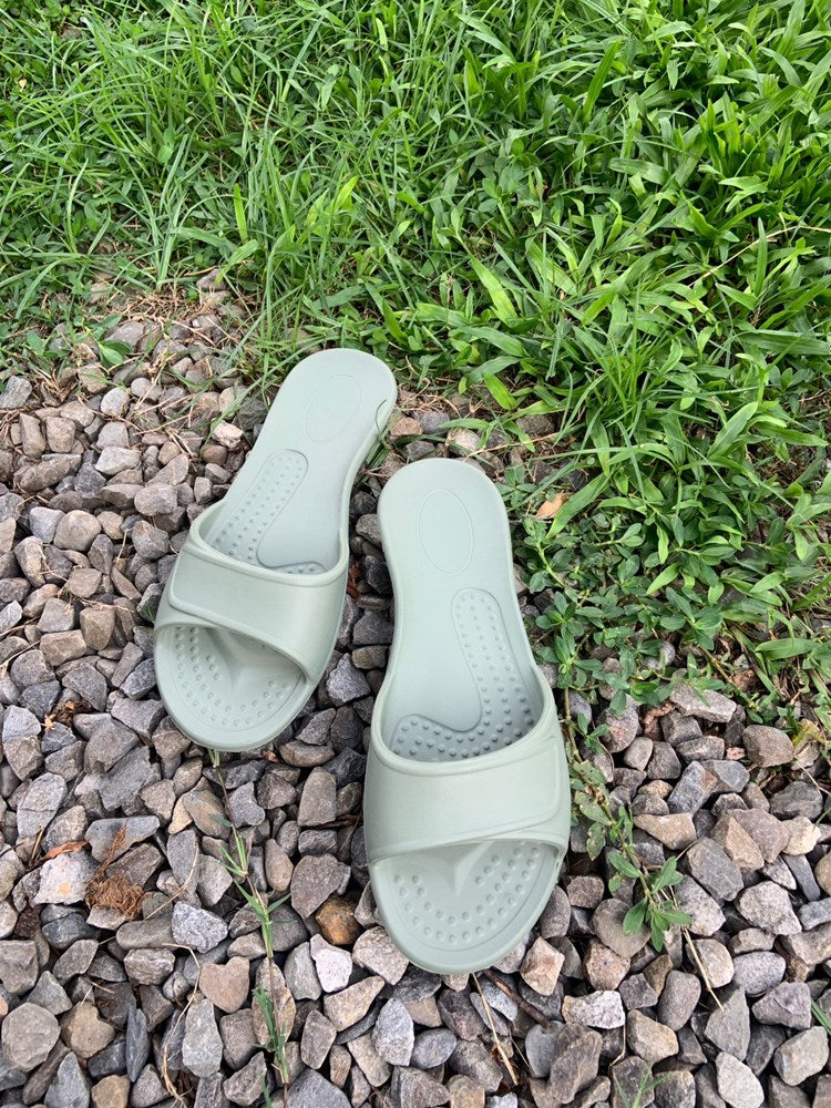 All Clean-Indoor Adult Slipper (Light Green)