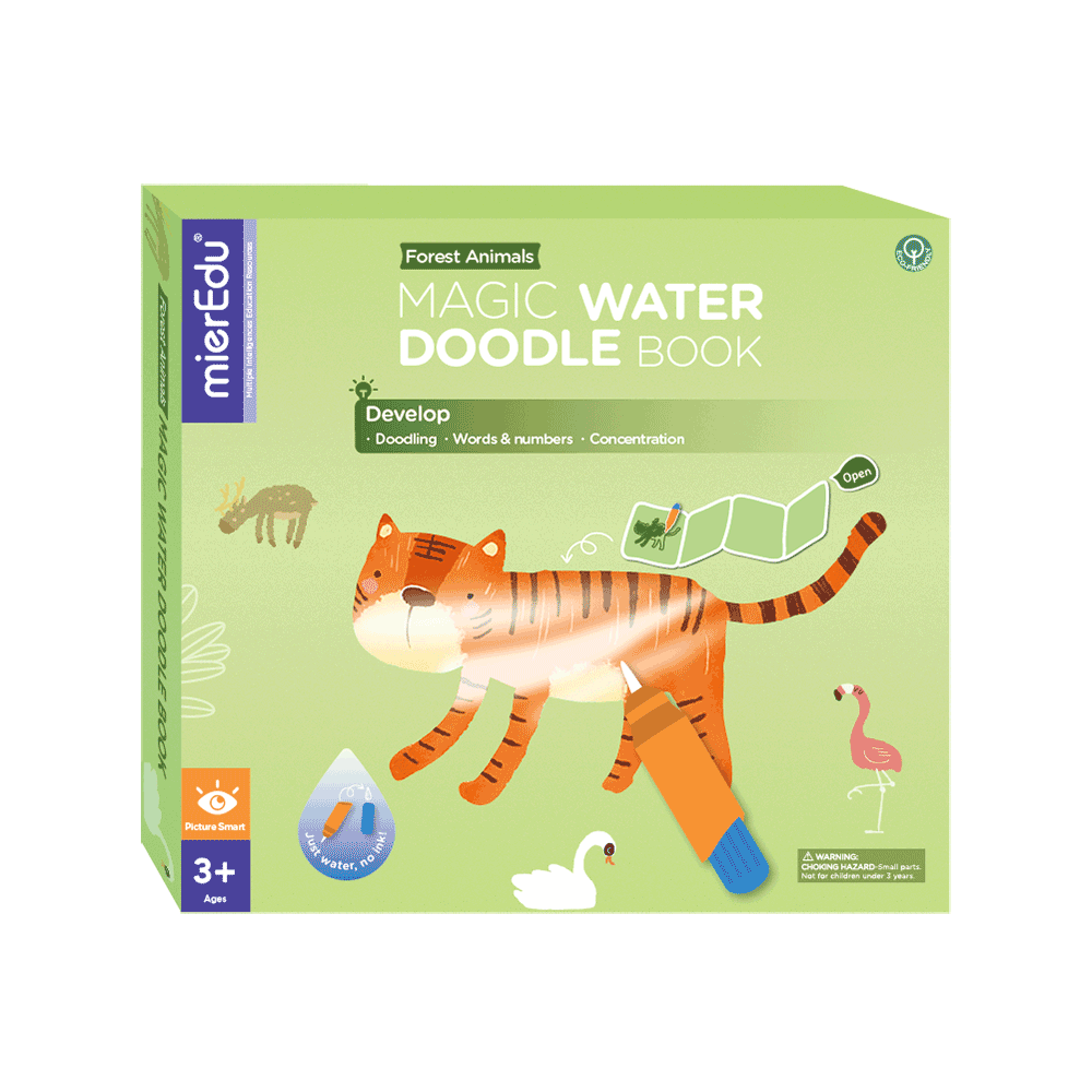 Mier Magic Water Doodle Book - Forest Animals