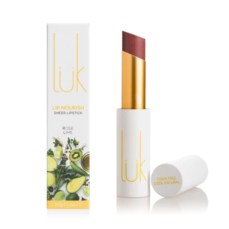 Lük beautifood Lip Nourish Rose Lime Natural Lipstick