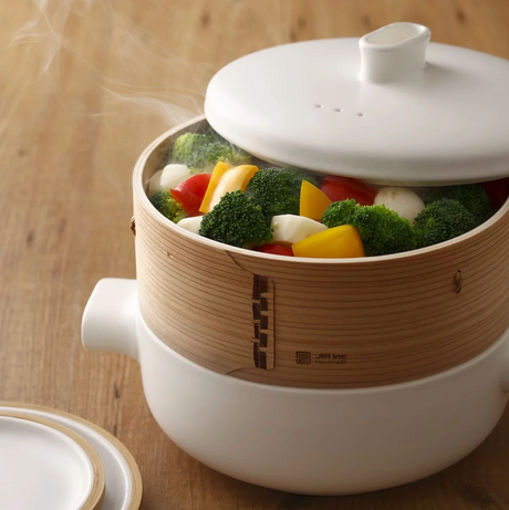 Jia - Classic Steamer Pot 24cm Set w basket