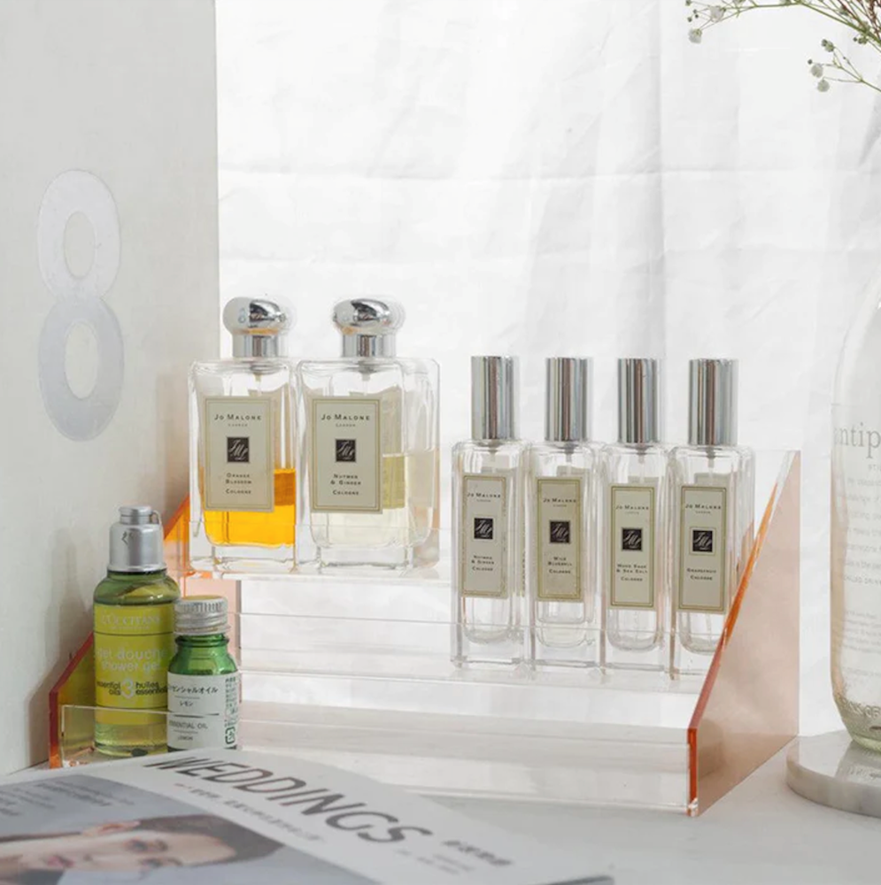 Moosy Life Moonlight Rose Gold Perfume Organizer Tray