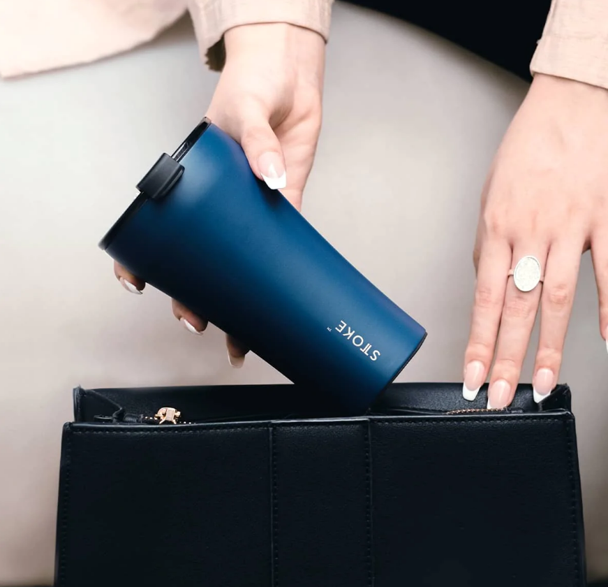 STTOKE Ceramic Reusable Cup 16oz (460ml) - Angel White