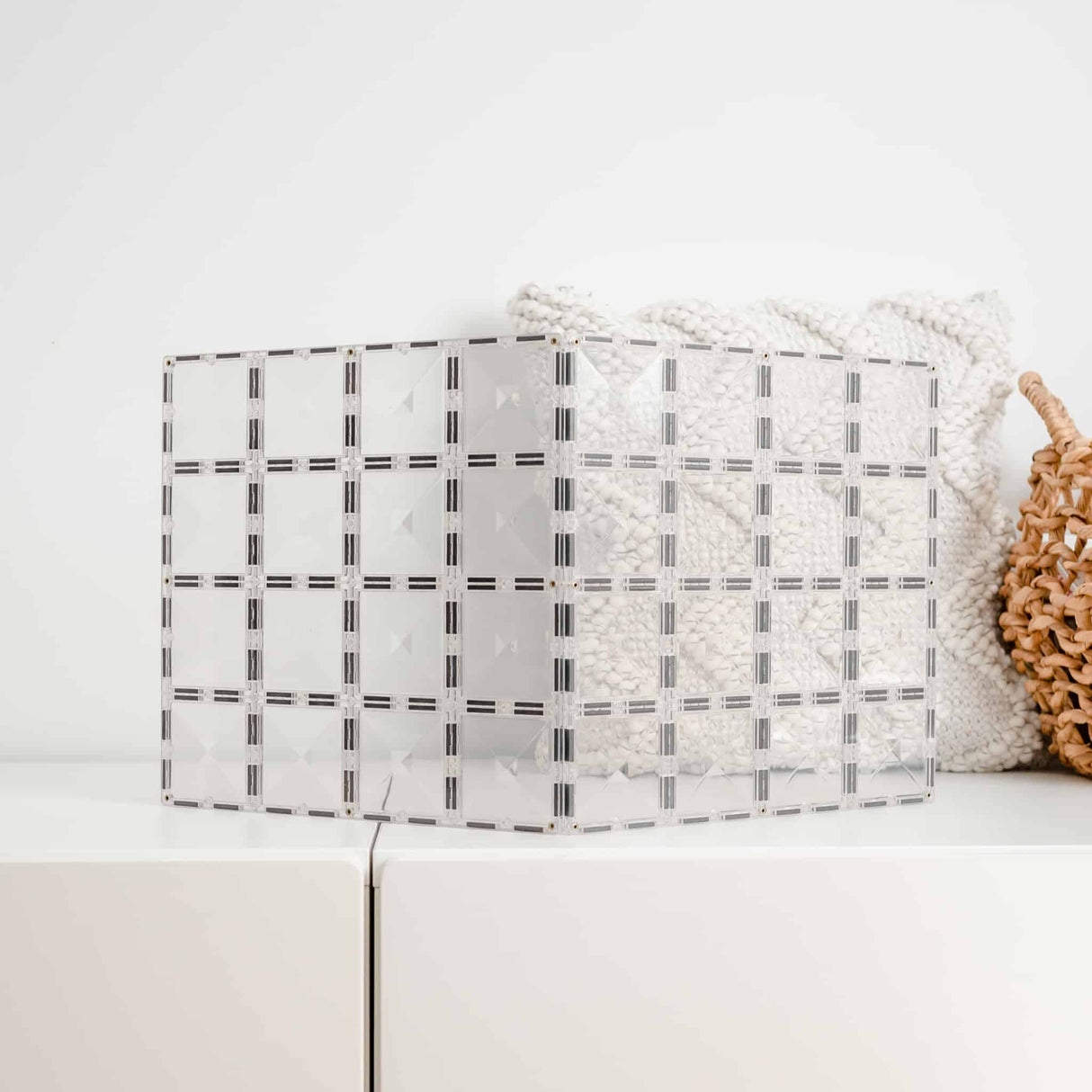 Connetix 2 pcs Clear Base Plate Pack