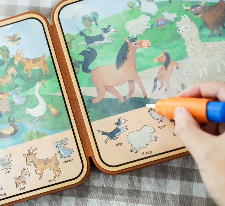 Mier Magic Water Doodle Book - Forest Animals
