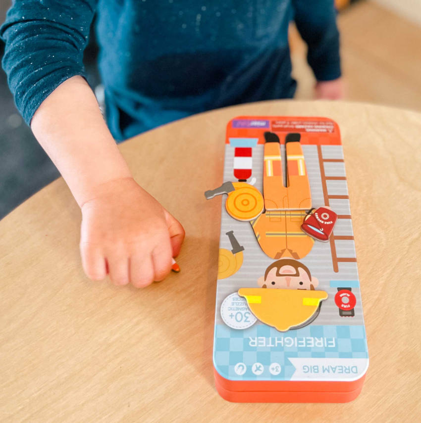 Mier Magnetic Puzzle Box - Firefighter