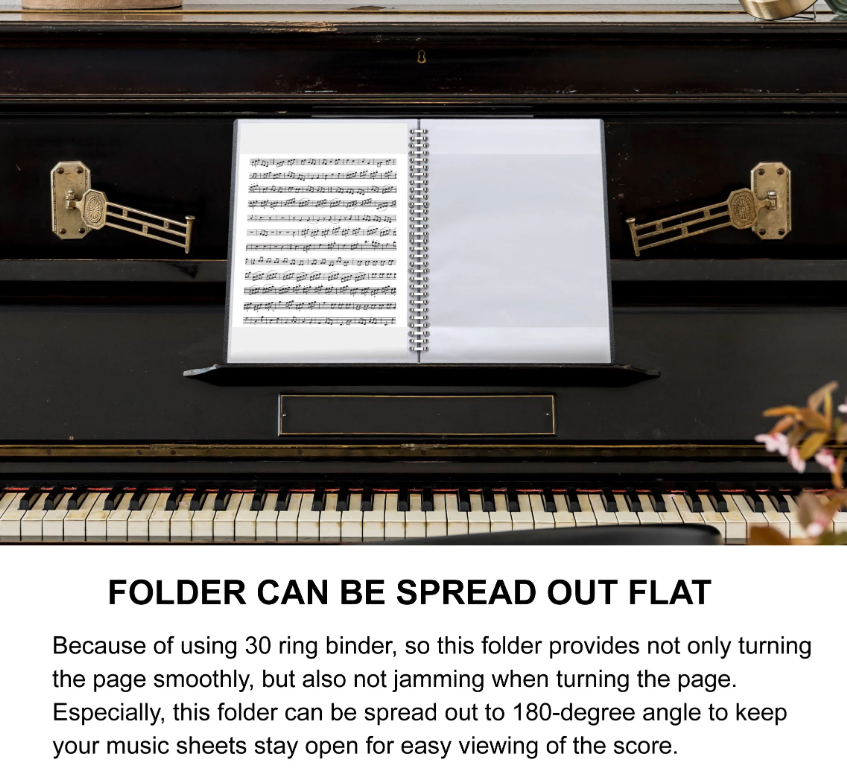 MMA - Music Sheet Binder 20 Pages - Classic Black