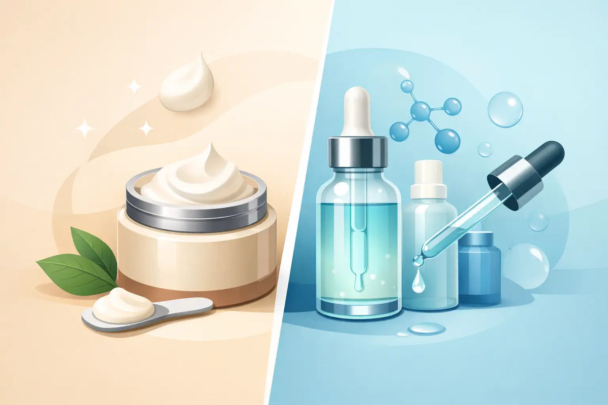 Cream vs Serum Skincare for Every Routine