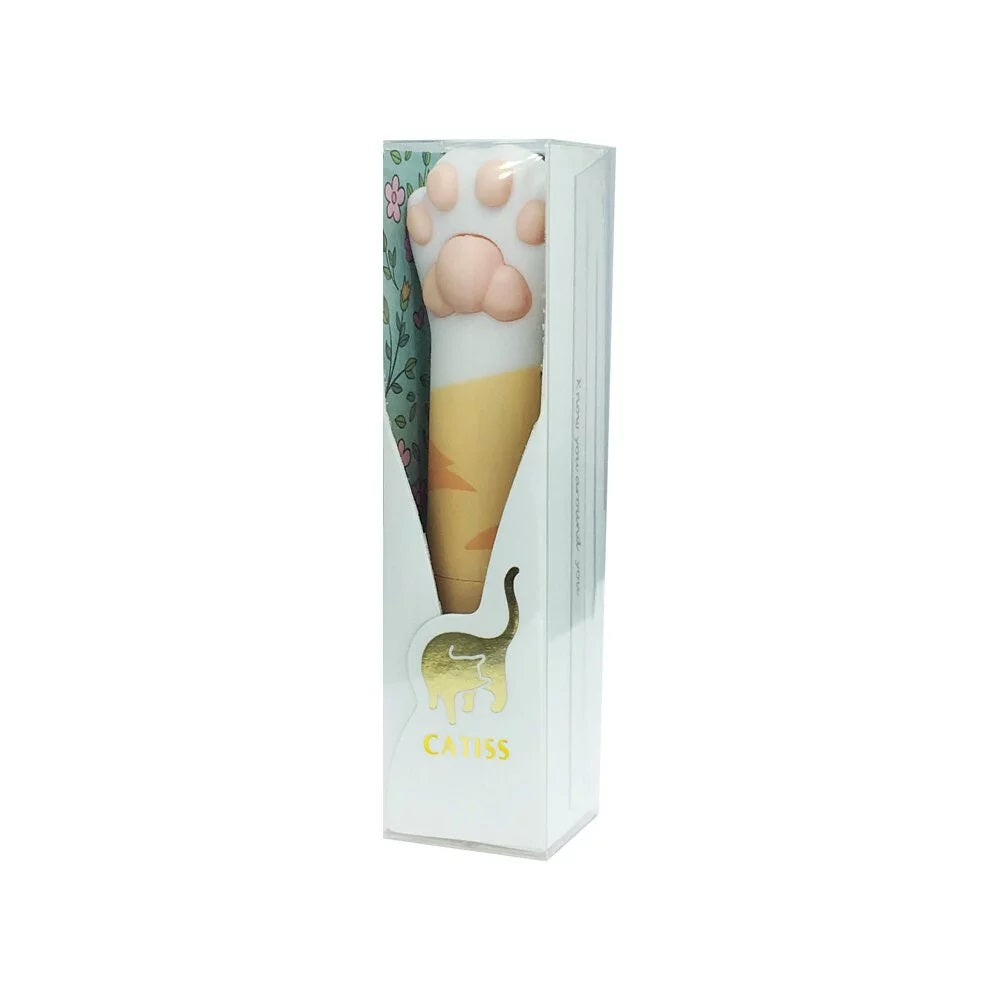 Catiss Ginger Cat Paw Design Lip Balm - Orange Honey Awakening (Tinted)