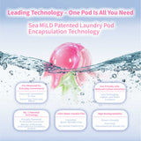 Sea Mild Peach-Shaped Enzymes Laundry Pods (40 pcs) Late Oct Preorder