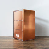 Moosy Life Moonlight Rose Gold Desk Drawers Organizers, 3 Layers