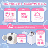 Sea Mild Peach-Shaped Enzymes Laundry Pods (40 pcs) Late Oct Preorder