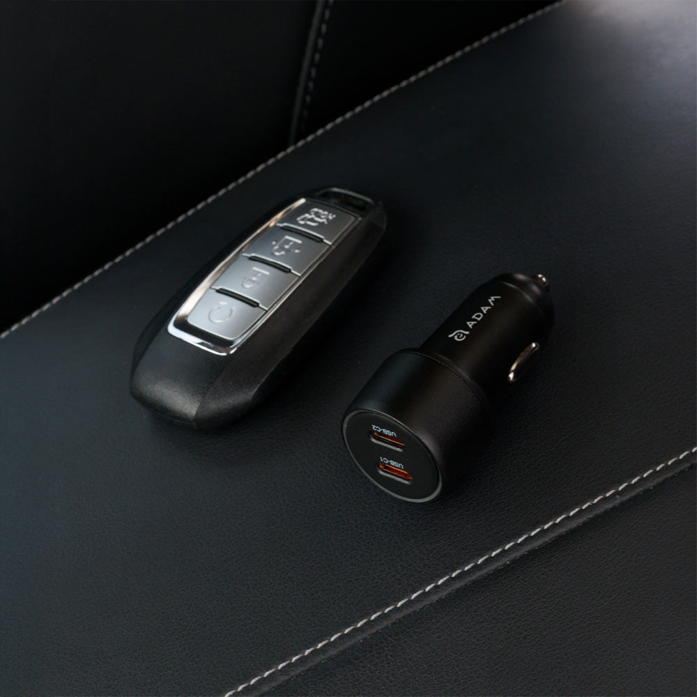 Adam Elements - C40 40W Fast Dual USB-C Car Charger (Mid Sept Preorder)