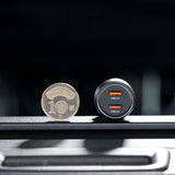 ADAM elements - C40 40W Fast Dual USB-C Car Charger + CQ1 Qi2 Magnetic Charging Car Mount Bundle