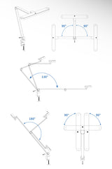 Magic- LED Clip-On Desk Lamp MA628 (TW Plug) Mid Apr Preorder
