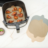 NoStik Silicone Fibreglass Square Air Fryer Liner Set of 2
