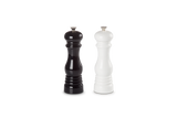Le Creuset Classic Salt and Pepper Mill Set (Black / White)