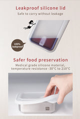 JIA - Microwave Safe SS Food Container 10 pcs bundle with Free silicon Lids