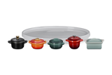 Le Creuset Stoneware Set of 6 Miniature Cookware
