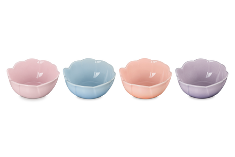 Le Creuset Anemone Petal Bowls 10cm Set of 4 (Limited Ed.)