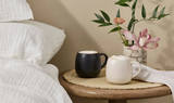 Le Creuset Serenity Mugs Set of 4 (Matte Black / Brioche)