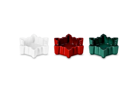 Le Creuset Mini Snowflake Dish Set of 3