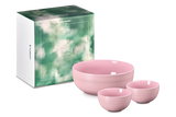 Le Creuset Serenity Serving Bowls Set of 3 (Sugar Pink)